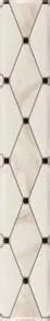 Athena Athena Beige Gold Border porcelain tile, 9×60 cm, surface finish