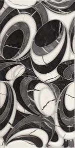 Ayazma Ayazma Black Decor porcelain tile, 30×60 cm, Glossy finish