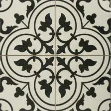 Ledbury Ledbury Charcocal Black porcelain tile, 45×45 cm, Matt finish