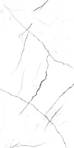 Ayazma Ayazma White porcelain tile, 60×120 cm, Matt Carving finish