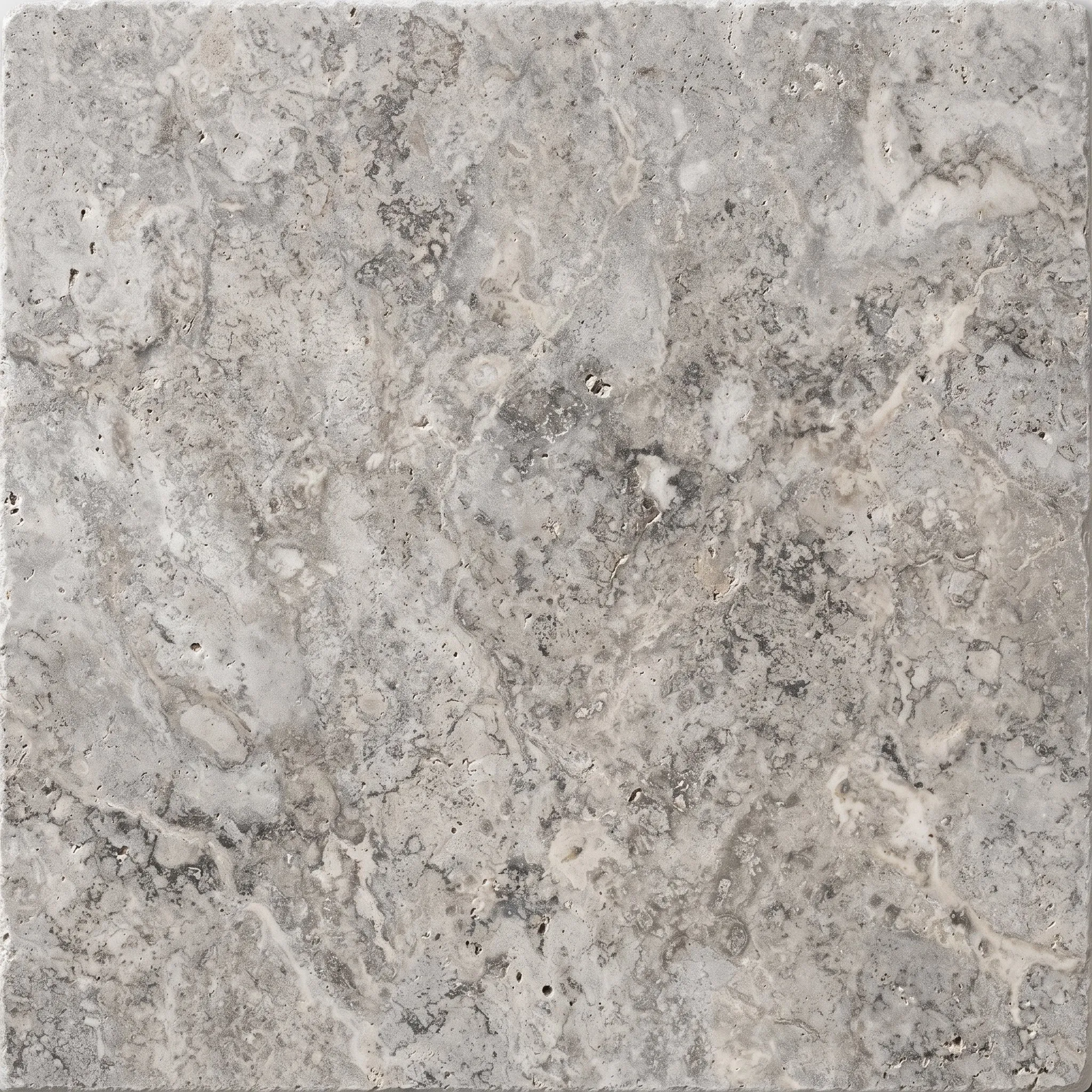 Silver travertine